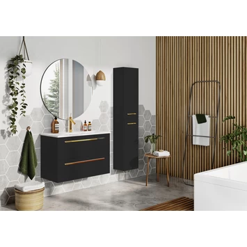 Atlantic kolomkast Stella Mat Zwart 2 Atlantic kolomkast Stella Mat Zwart - Afbeelding 2